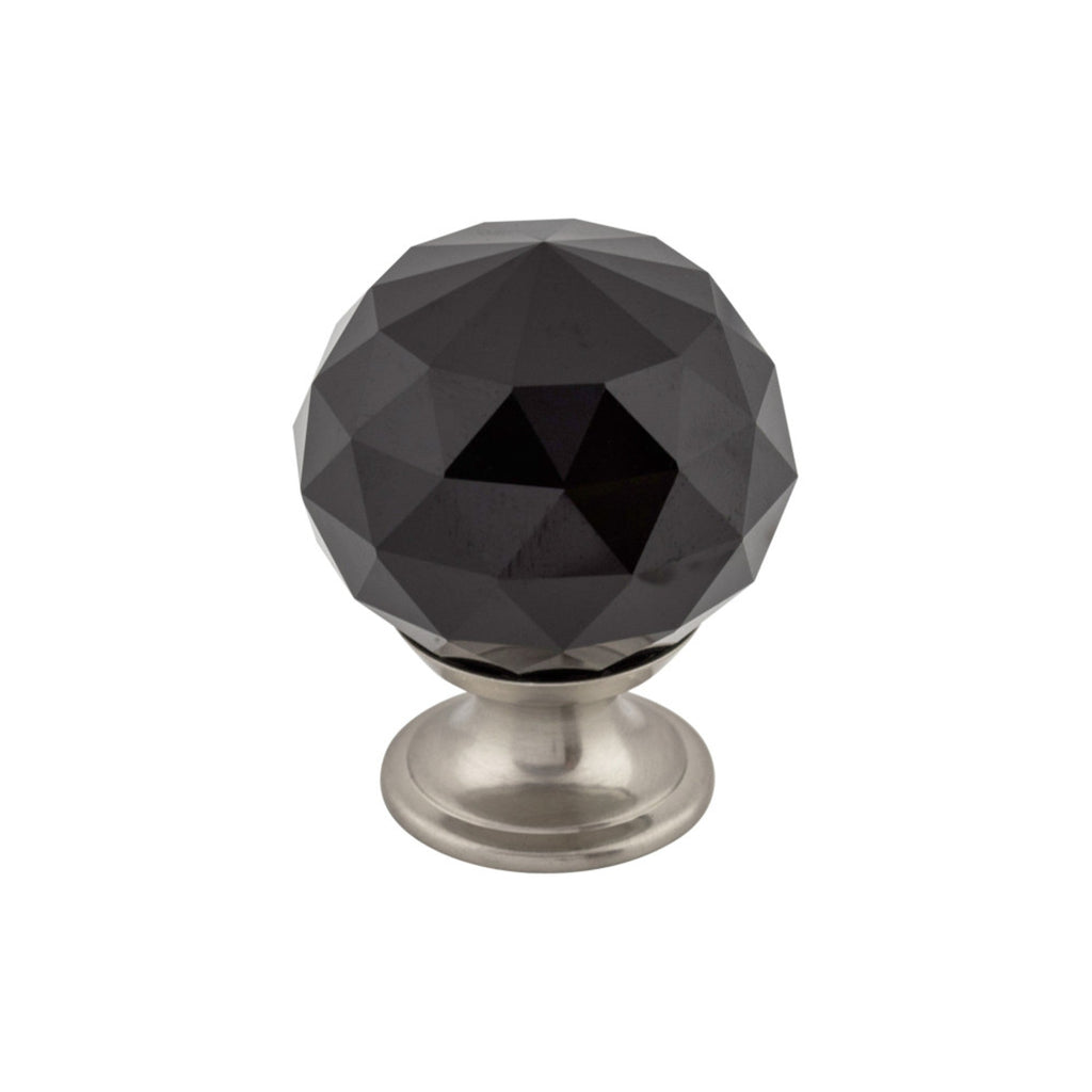 TOP KNOBS Black Crystal Cabinet Knobs