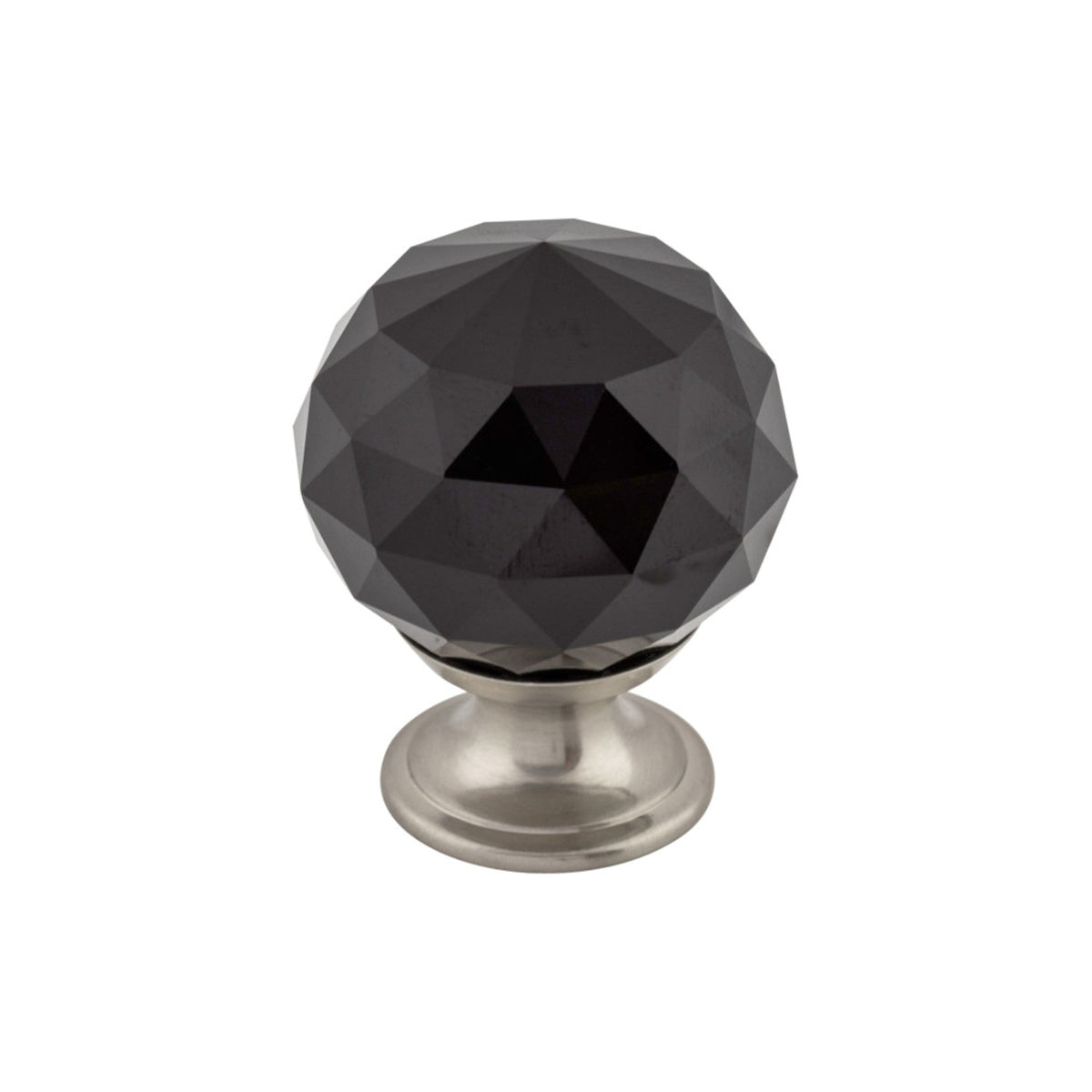 TOP KNOBS Black Crystal Cabinet Knobs