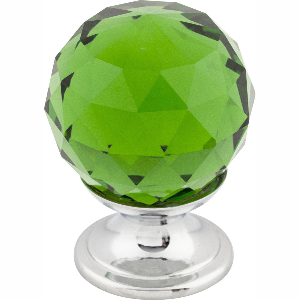 TOP KNOBS Green Crystal Cabinet Knobs