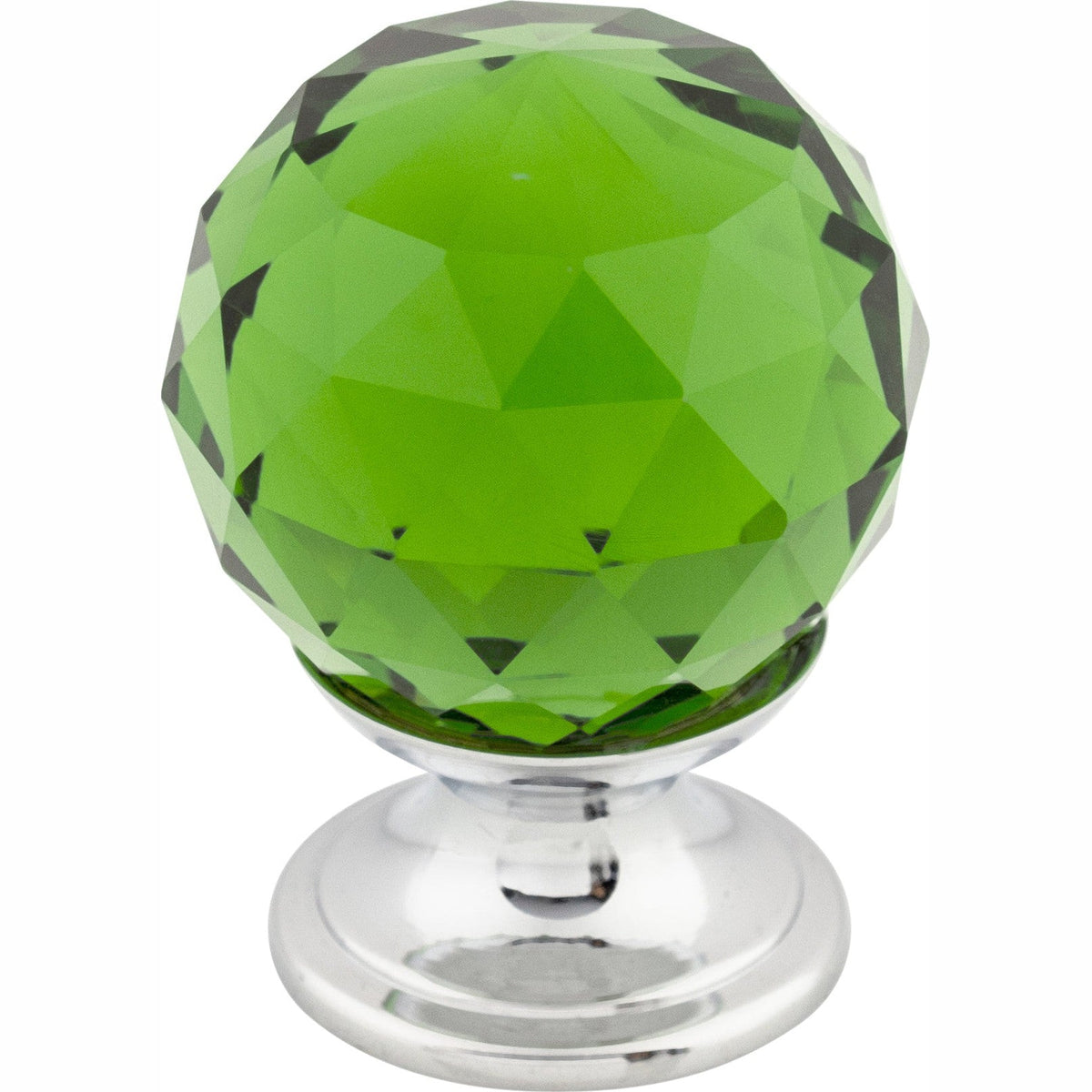 TOP KNOBS Green Crystal Cabinet Knobs