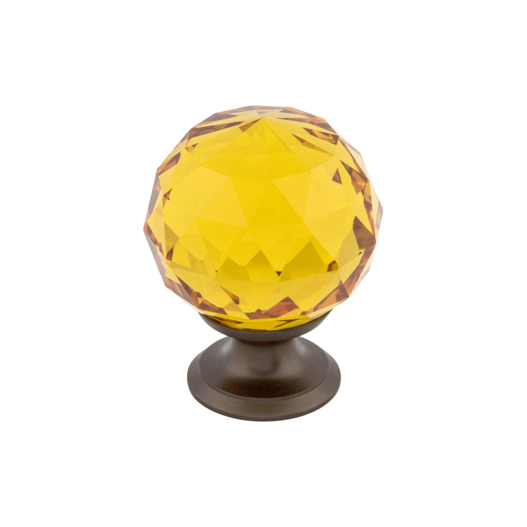 TOP KNOBS Amber Crystal Cabinet Knobs