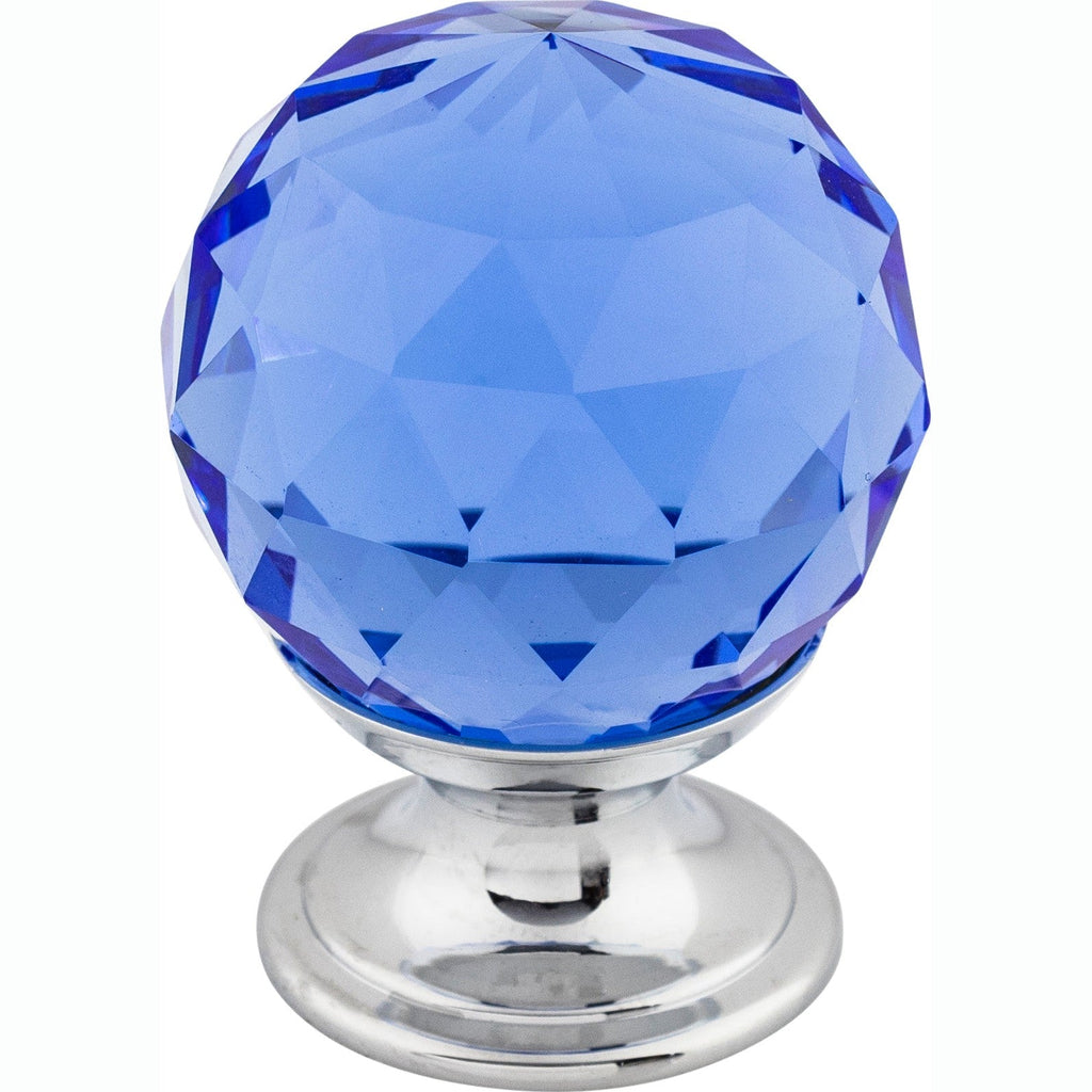 TOP KNOBS Blue Crystal Cabinet Knobs