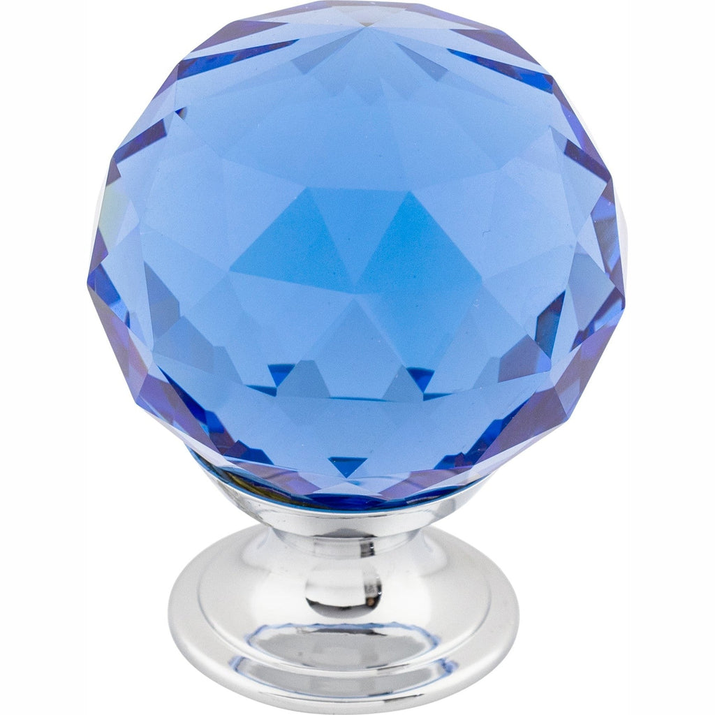 TOP KNOBS Blue Crystal Cabinet Knobs