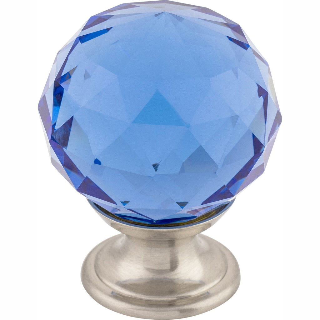 TOP KNOBS Blue Crystal Cabinet Knobs