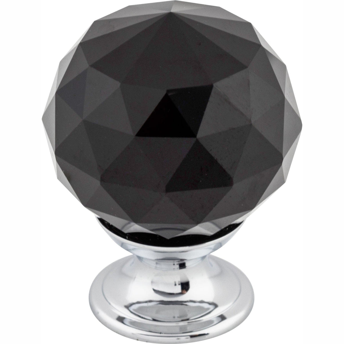 TOP KNOBS Black Crystal Cabinet Knobs