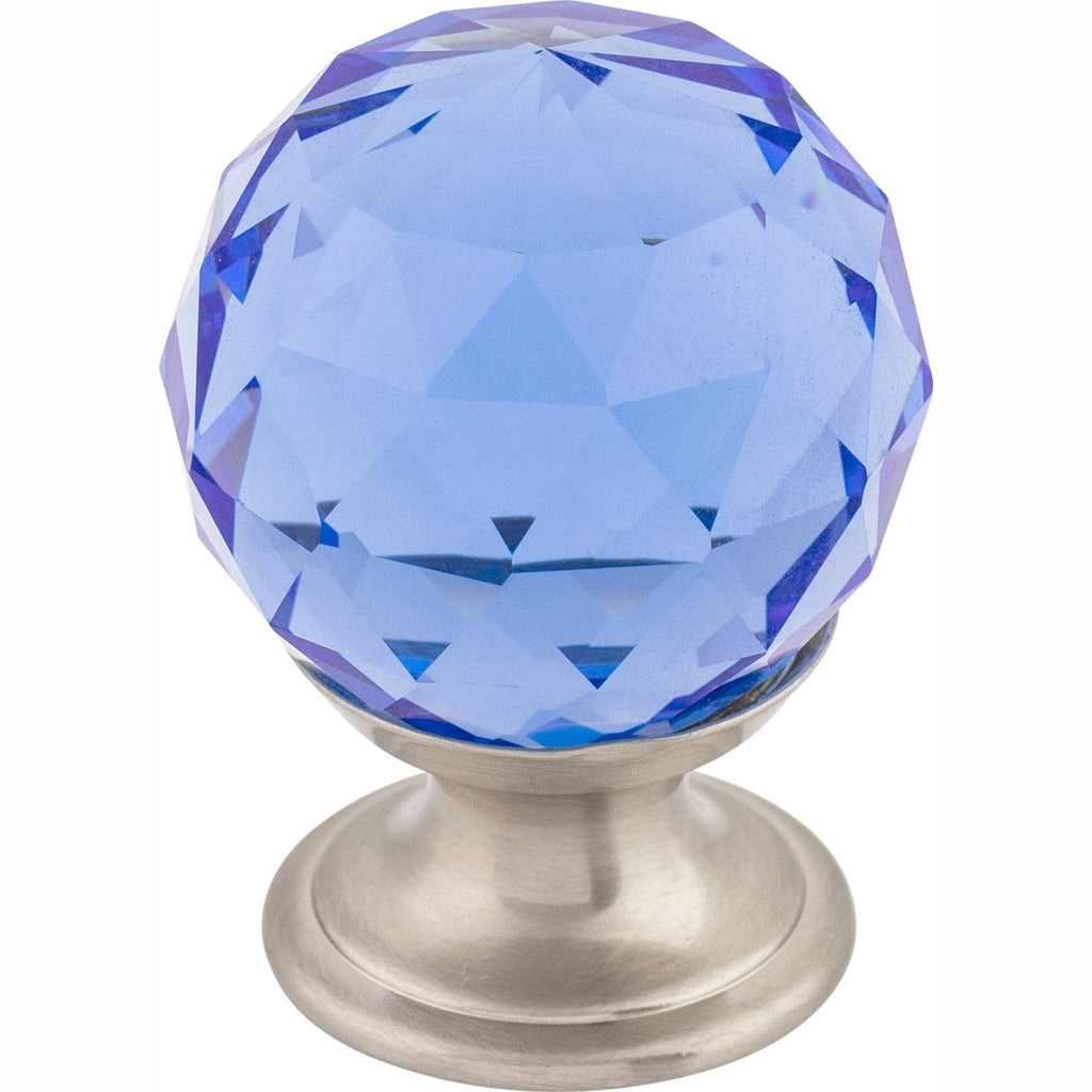 TOP KNOBS Blue Crystal Cabinet Knobs